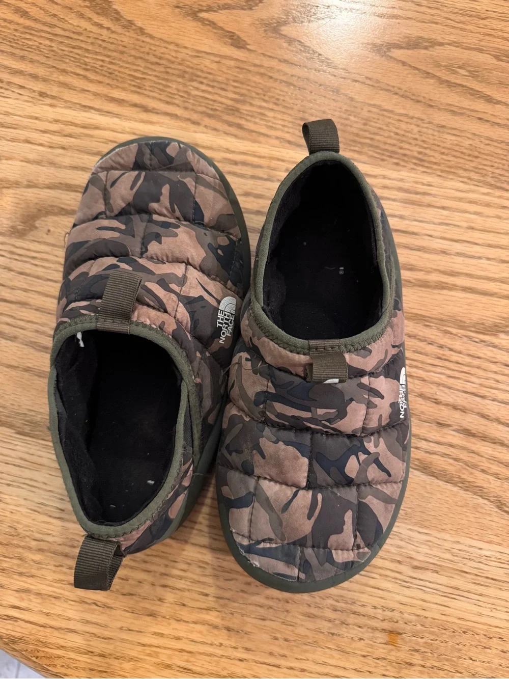 The North Face quilted camo